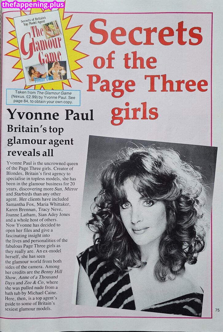 1980'S & Early 90'S Page 3 Girls / GlamourTeaJames / https: / mariawhittaker Foto OnlyFans Nuda #343